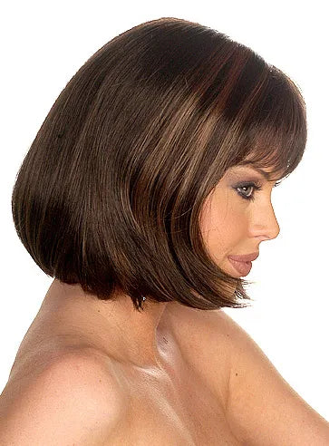 100% Real Human Hair Short Straight 12 Inches Popular Bob Wig